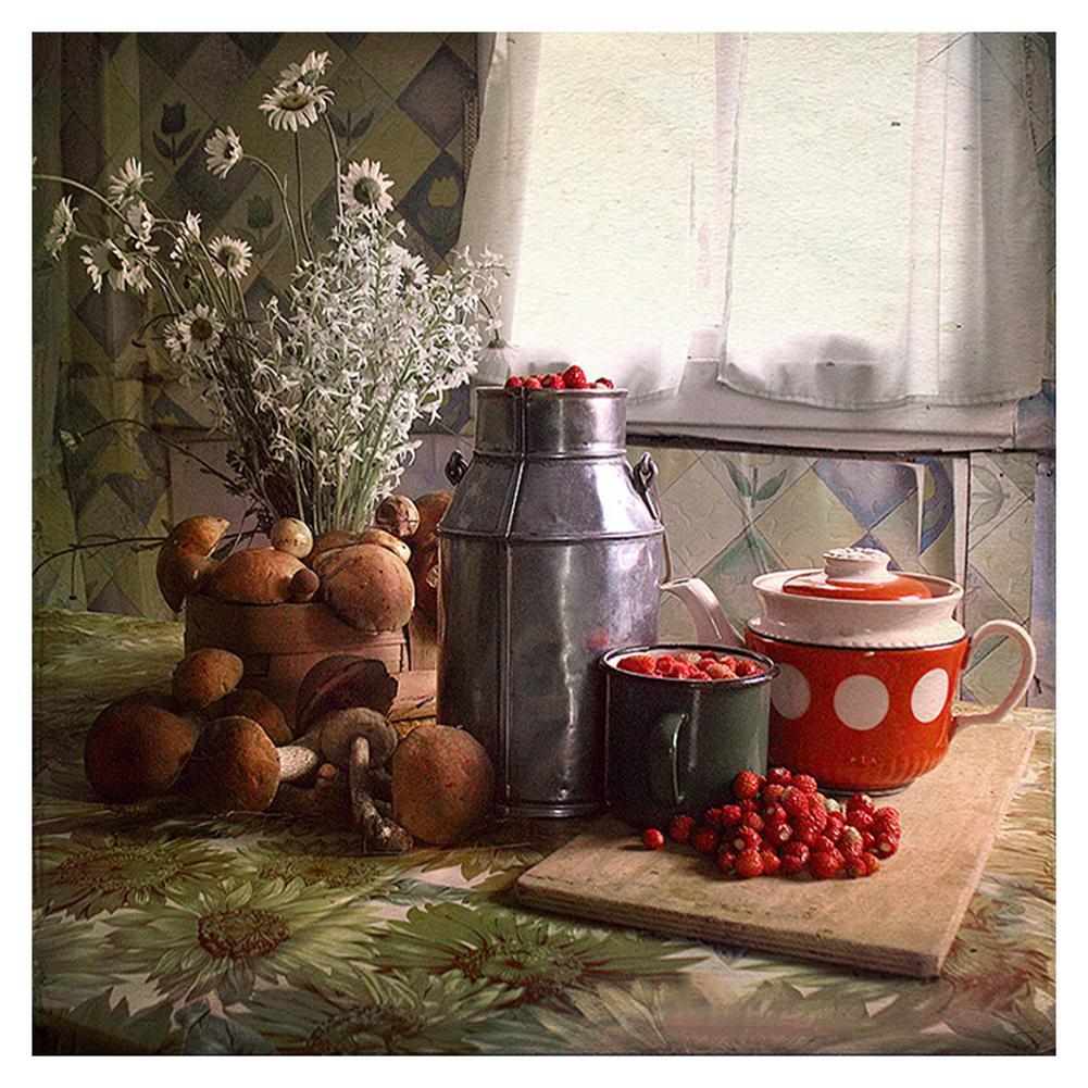 Flower Fruit - Full Diamond Painting - 30x30cm