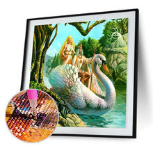 Load image into Gallery viewer, Swan BoatFull Diamond - Full Diamond Painting - 30x30cm
