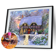 Load image into Gallery viewer, Christmas House - Full Drill Round Drill - 30x40cm
