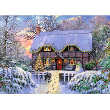 Load image into Gallery viewer, Christmas House - Full Drill Round Drill - 30x40cm
