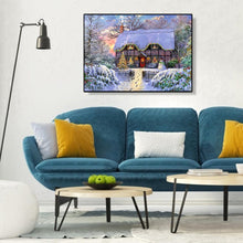 Load image into Gallery viewer, Christmas House - Full Drill Round Drill - 30x40cm
