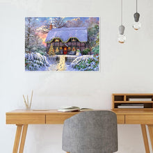 Load image into Gallery viewer, Christmas House - Full Drill Round Drill - 30x40cm
