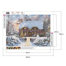 Load image into Gallery viewer, Christmas House - Full Drill Round Drill - 30x40cm
