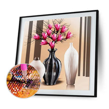 Load image into Gallery viewer, Vase - Full Drill Round Drill Painting - 45x45cm
