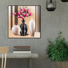 Load image into Gallery viewer, Vase - Full Drill Round Drill Painting - 45x45cm
