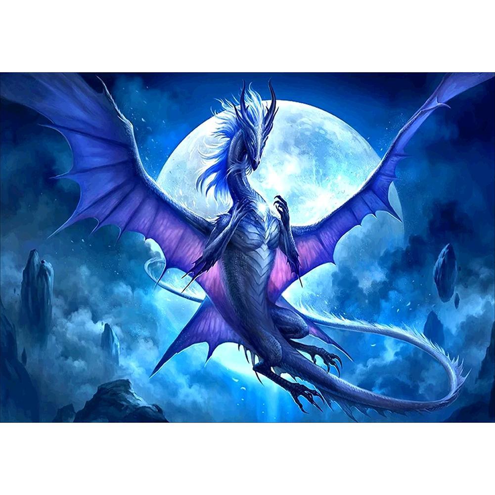 Noble Dragon - Full Drill Round Drill Painting - 40x30cm