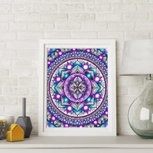 Load image into Gallery viewer, Purple Mandala - Full Drill Round Drill Painting - 30x35cm
