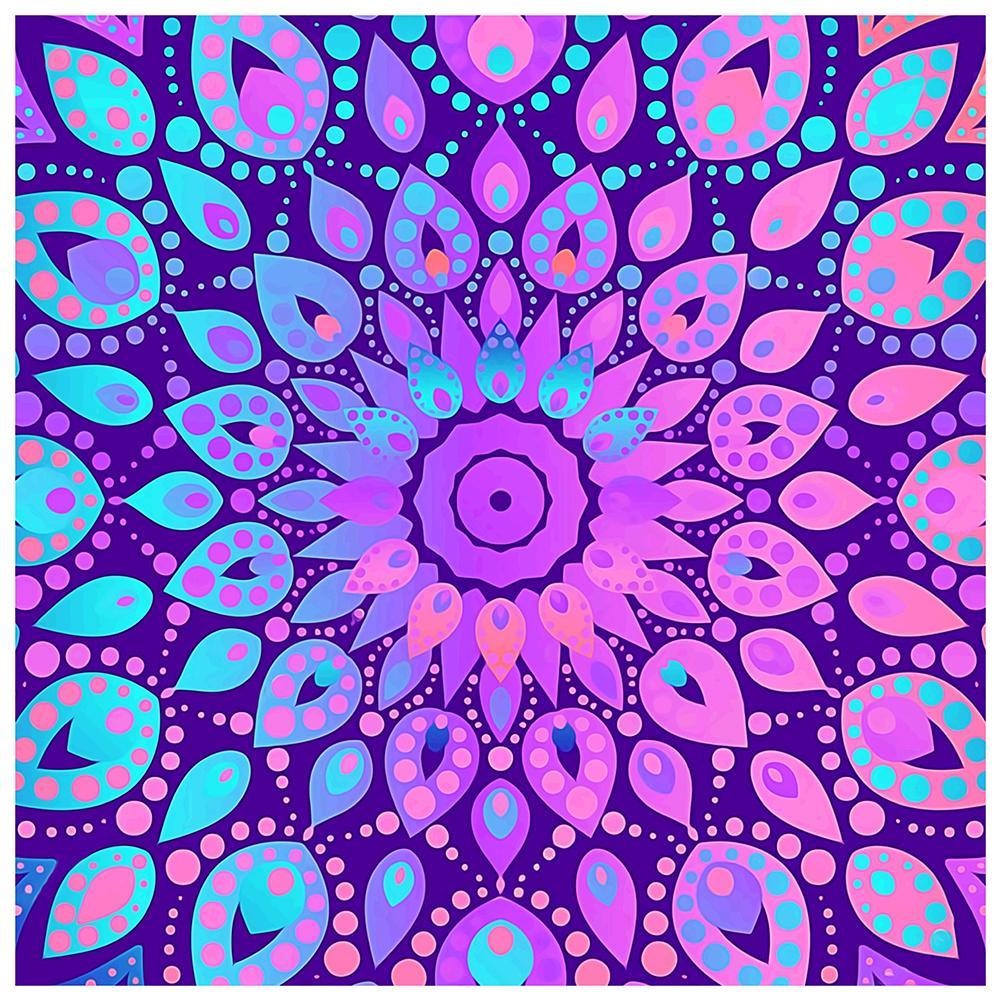 Abstract Mandala - Full Drill Round Drill Painting - 30x30cm