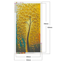 Load image into Gallery viewer, Golden Flower Tree  - Full Drill Round Drill Painting - 85x45cm
