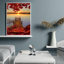 Load image into Gallery viewer, Fallen Leaves Plank Road  - Full Drill Round Drill Painting - 30x40cm
