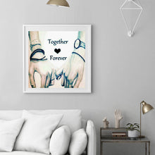 Load image into Gallery viewer, Lovers Hold Hands - Full Drill Round Drill Painting - 30x30cm
