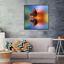 Load image into Gallery viewer, Butterfly Water - Full Drill Round Drill - 30x30cm
