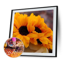 Load image into Gallery viewer, Sunflower - Full Drill Round Drill - 30x30cm
