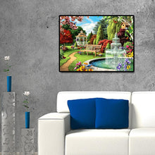 Load image into Gallery viewer, Courtyard - Full Drill Round Drill - 40x30cm
