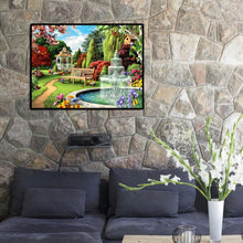 Load image into Gallery viewer, Courtyard - Full Drill Round Drill - 40x30cm
