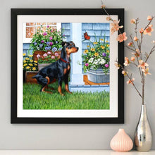 Load image into Gallery viewer, Dog Women - Full Drill Round Drill - 30x30cm
