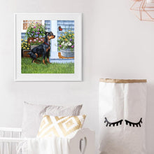 Load image into Gallery viewer, Dog Women - Full Drill Round Drill - 30x30cm
