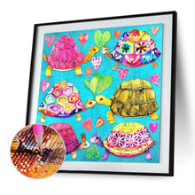 Load image into Gallery viewer, Tortoise - Full Drill Round Drill - 30x30cm
