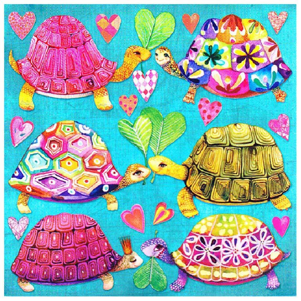 Tortoise - Full Drill Round Drill - 30x30cm