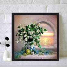 Load image into Gallery viewer, Window Flower - Full Drill Round Drill - 30x30cm
