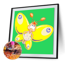 Load image into Gallery viewer, Cartoon Butterfly - Full Drill Round Drill - 30x30cm
