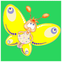 Load image into Gallery viewer, Cartoon Butterfly - Full Drill Round Drill - 30x30cm
