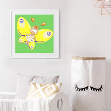 Load image into Gallery viewer, Cartoon Butterfly - Full Drill Round Drill - 30x30cm
