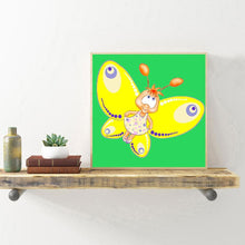 Load image into Gallery viewer, Cartoon Butterfly - Full Drill Round Drill - 30x30cm

