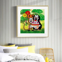 Load image into Gallery viewer, Animal Birthday - Full Drill Round Drill - 30x30cm
