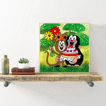 Load image into Gallery viewer, Animal Birthday - Full Drill Round Drill - 30x30cm
