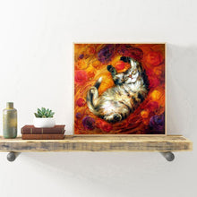 Load image into Gallery viewer, Cat Animal - Full Drill Round Drill - 30x30cm
