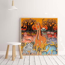 Load image into Gallery viewer, Giraffe Animal - Full Drill Round Drill - 30x30cm
