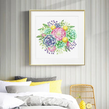 Load image into Gallery viewer, Succulent Plant - Full Drill Round Drill - 30x30cm
