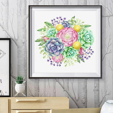 Load image into Gallery viewer, Succulent Plant - Full Drill Round Drill - 30x30cm
