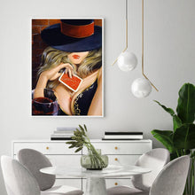 Load image into Gallery viewer, Beauty Women  - Full Drill Round Drill - 30x40cm
