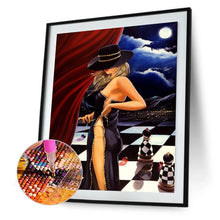 Load image into Gallery viewer, Beauty Women  - Full Drill Round Drill - 30x40cm
