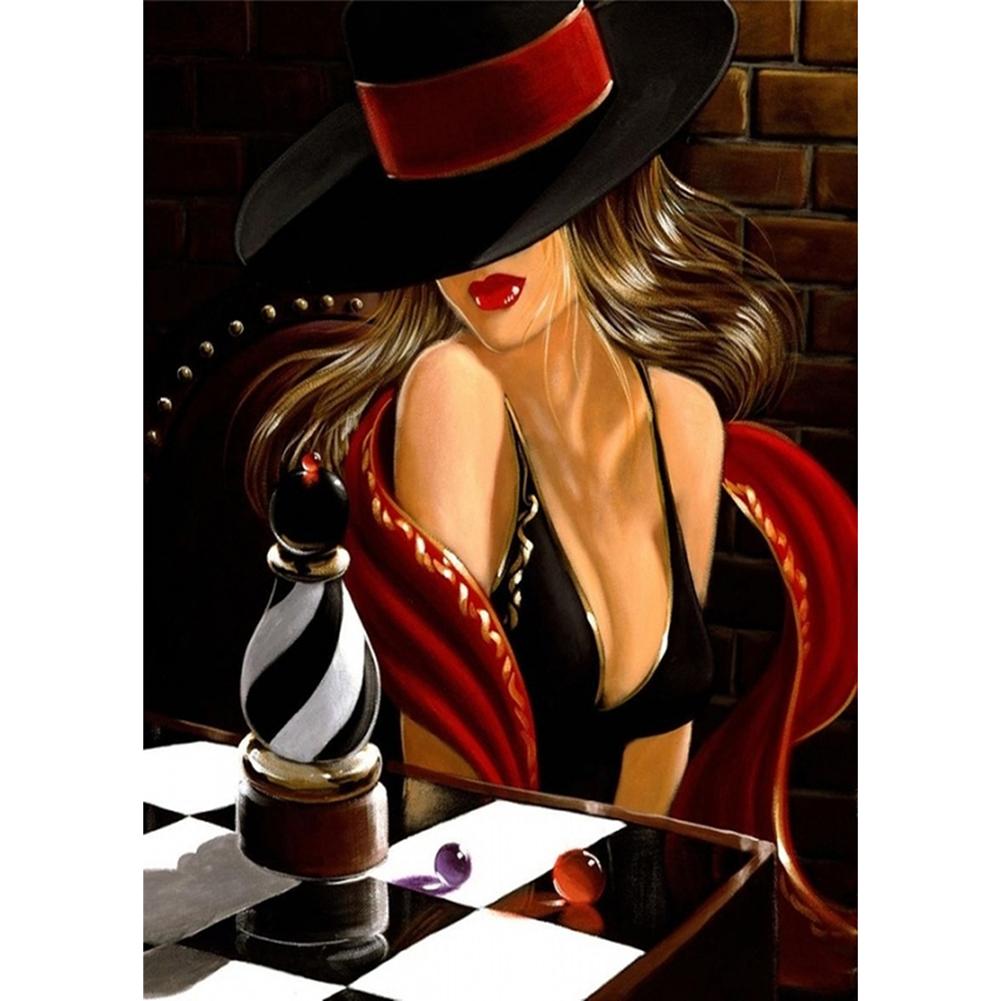 Beauty Women  - Full Drill Round Drill - 30x40cm