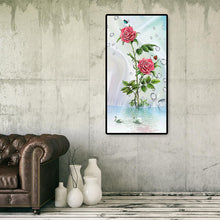 Load image into Gallery viewer, Flower and Swans - Full Drill Round Drill Painting - 85x45cm
