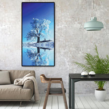 Load image into Gallery viewer, Snow Tree Reflection - Full Drill Round Drill - 45x85cm
