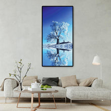 Load image into Gallery viewer, Snow Tree Reflection - Full Drill Round Drill - 45x85cm
