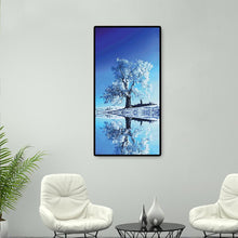 Load image into Gallery viewer, Snow Tree Reflection - Full Drill Round Drill - 45x85cm
