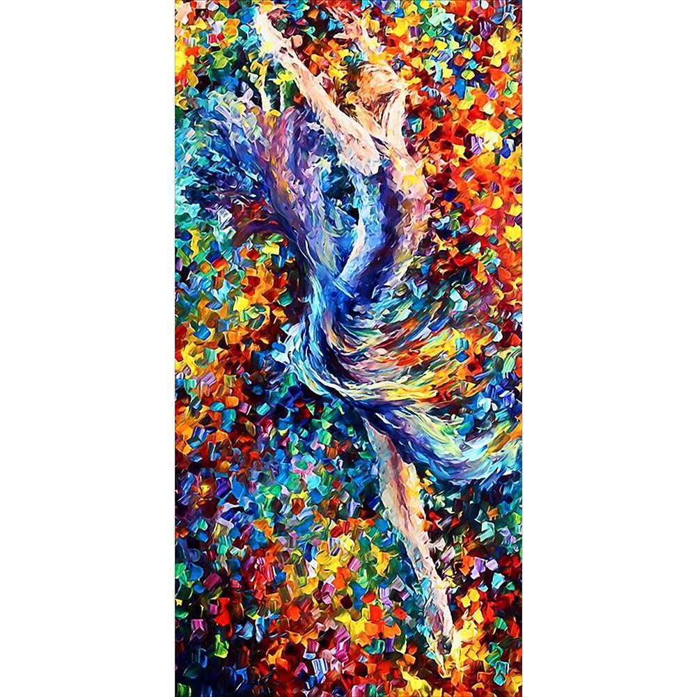 Dancer  - Full Drill Round Drill Painting - 85x45cm