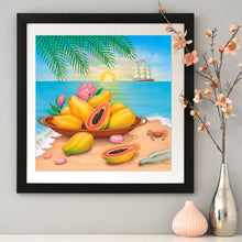 Load image into Gallery viewer, Beach Fruit - Full Drill Round Drill - 30x30cm

