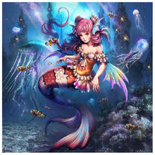 Load image into Gallery viewer, Mermaid Set - Full Drill Round Drill - 30x30cm
