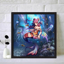 Load image into Gallery viewer, Mermaid Set - Full Drill Round Drill - 30x30cm
