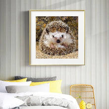 Load image into Gallery viewer, Hedgehog - Full Drill Round Drill - 30x30cm
