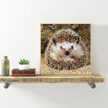 Load image into Gallery viewer, Hedgehog - Full Drill Round Drill - 30x30cm
