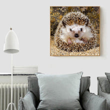 Load image into Gallery viewer, Hedgehog - Full Drill Round Drill - 30x30cm
