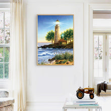 Load image into Gallery viewer, Lighthouse  - Full Drill Round Drill - 30x40cm
