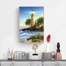 Load image into Gallery viewer, Lighthouse  - Full Drill Round Drill - 30x40cm
